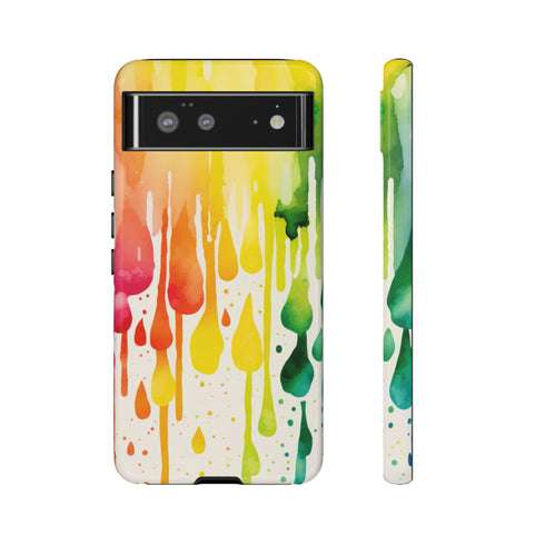 Rainbow Spring Showers - Impact Resistant Phone Case